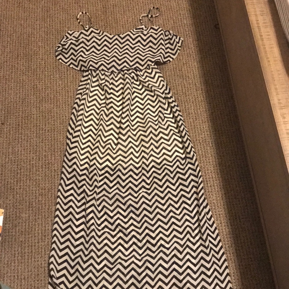 Black and white dress